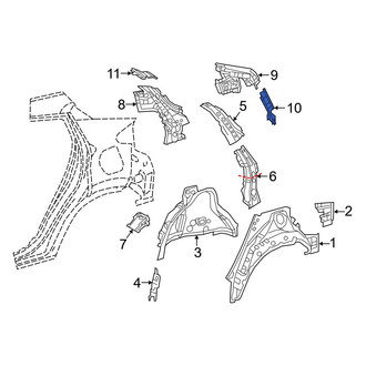 Toyota OE - Left Lower Body C-Pillar