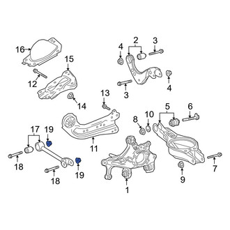 Toyota OE - Rack and Pinion Nut
