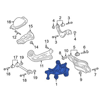 Toyota OE - Rear Left Suspension Knuckle