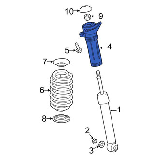 Toyota OE - Rear Suspension Shock Absorber Mount