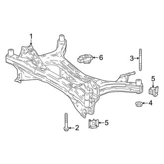 Toyota OE - Rear Suspension - Suspension Mounting