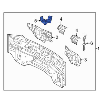 Toyota OE - Right Rear Body Reinforcement Plate