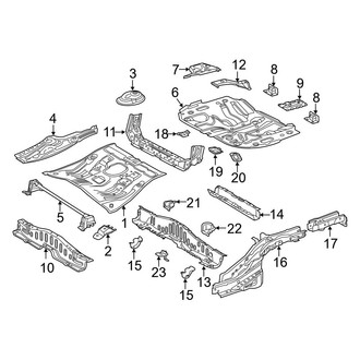 Toyota OE - Rear Body & Floor - Floor & Rails (Turkey Built)