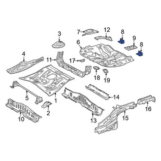 Toyota OE - Rear Floor Pan Bracket