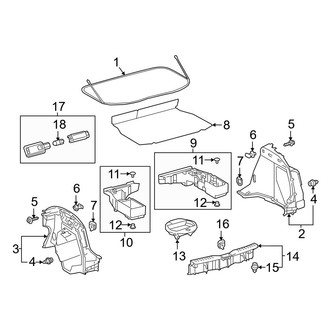 Toyota OE - Rear Body & Floor - Interior Trim