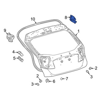 Toyota OE - Rear Right Liftgate Hinge Cover