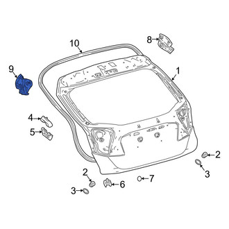 Toyota OE - Rear Left Liftgate Hinge Cover