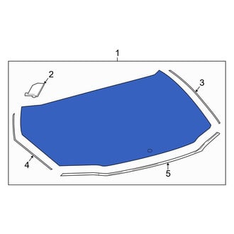 Toyota OE - Rear Liftgate Glass