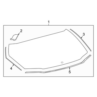 Toyota OE - Lift Gate - Glass & Hardware (Turkey Built)