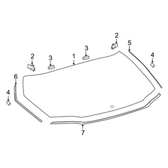 Toyota OE - Lift Gate - Glass & Hardware (Japan Built)