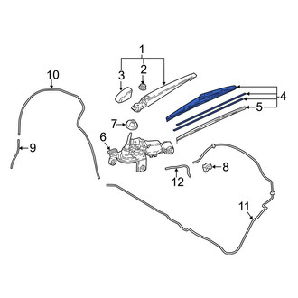 Toyota OE - Front Left Wiper Blade