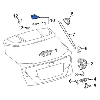 Toyota OE - Rear Liftgate Hinge