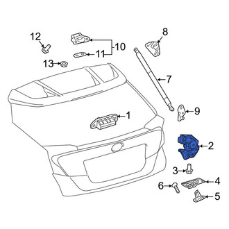 Toyota OE - Rear Liftgate Latch