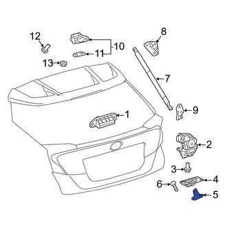 Toyota OE - Rear Liftgate Lock Striker Plate