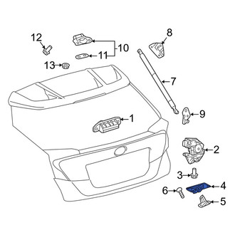 Toyota OE - Liftgate Latch Cover