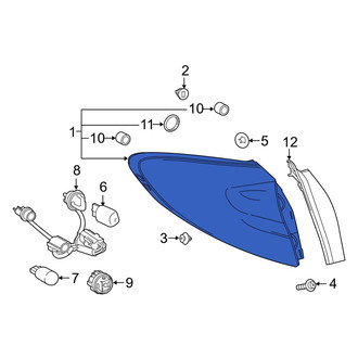 Toyota OE - Right Tail Light Assembly
