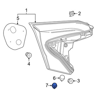 Toyota OE - Rear Back Up Light Socket