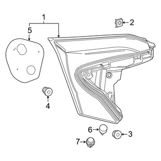 Toyota OE - Rear Lamps - Backup Lamps (Japan Built)
