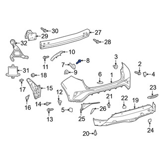 Toyota OE - Park Assist Camera Screw