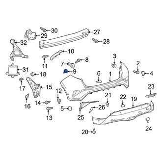 Toyota OE - Liftgate Grommet