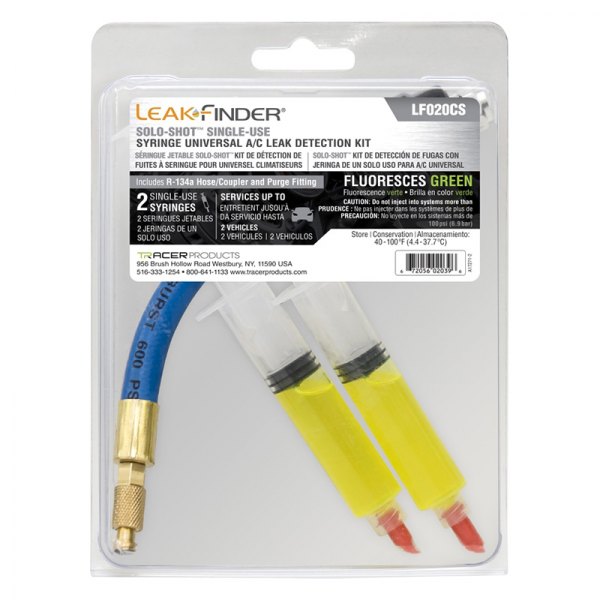 Tracer Products® - Solo-Shot™ Single-Use Syringe Leak Detection Kit