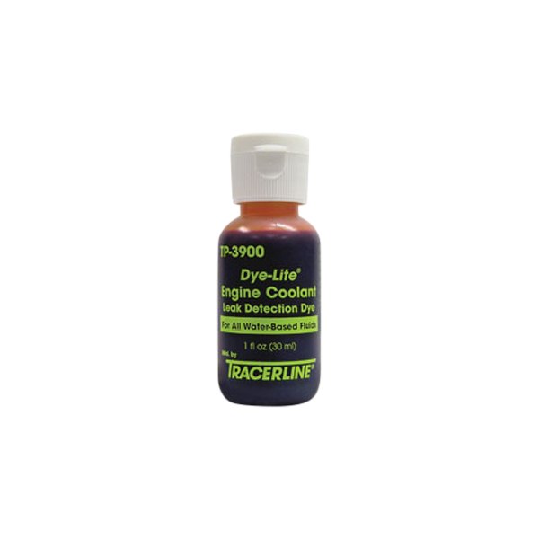 Tracer Products® - Dye-Lite™ 1 oz. Water-Based Engine Coolant and Auto Body Leak Check Dye