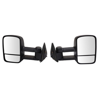 Trail Ridge® - Driver and Passenger Side Manual Towing Mirror Set (Non-Heated, Foldaway)