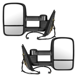 Trail Ridge® - Driver and Passenger Side Power Towing Mirror Set (Heated, Foldaway)