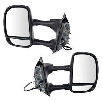 Trail Ridge® - Driver and Passenger Side Power Towing Mirror Set (Non-Heated, Foldaway)