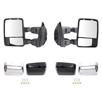 Trail Ridge® - Driver and Passenger Side Power Towing Mirror Set (Foldaway)