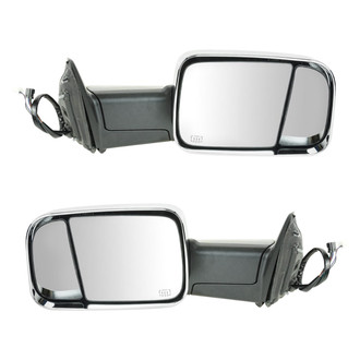 Trail Ridge® - Driver and Passenger Side Power Towing Mirror Set (Heated, Foldaway)