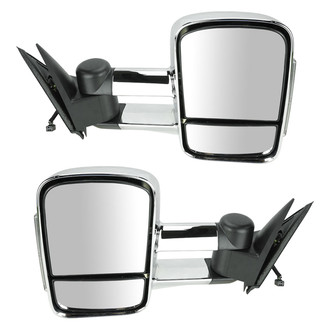 Trail Ridge® - Driver and Passenger Side Power Towing Mirror Set (Heated, Foldaway)
