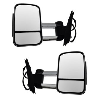 Trail Ridge® - Driver and Passenger Side Power Towing Mirror Set (Heated, Foldaway)
