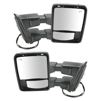 Trail Ridge® - Driver and Passenger Side Power Towing Mirror Set (Heated, Foldaway)