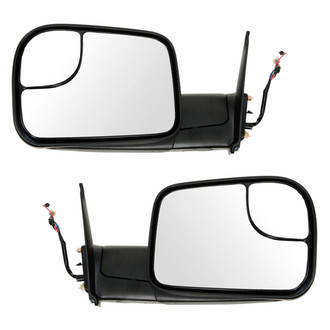 Trail Ridge® - Driver and Passenger Side Power Towing Mirror Set (Heated, Foldaway)