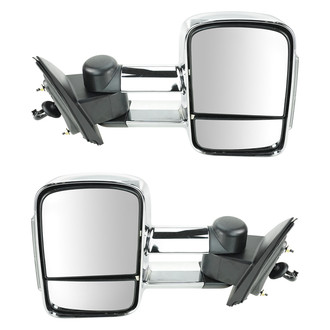 Trail Ridge® - Driver and Passenger Side Power Towing Mirror Set (Heated, Foldaway)