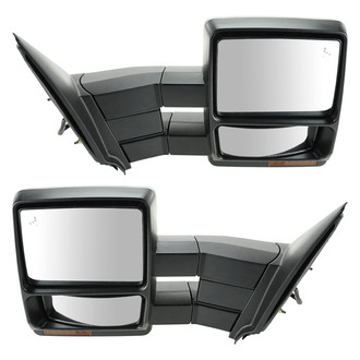 Trail Ridge® - Driver and Passenger Side Power Towing Mirror Set (Heated, Foldaway)