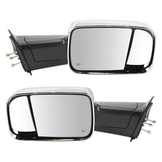 Trail Ridge® - Driver and Passenger Side Power Towing Mirror Set (Heated, Foldaway)