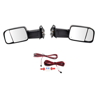 Trail Ridge® - Driver and Passenger Side Power Towing Mirror Set (Heated, Foldaway)