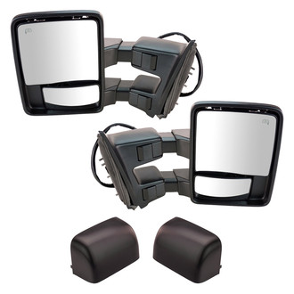 Trail Ridge® - Driver and Passenger Side Power Towing Mirror Kit (Heated, Foldaway)