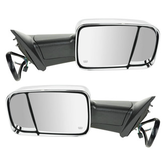 Trail Ridge® - Driver and Passenger Side Power Towing Mirror Set (Heated, Foldaway)