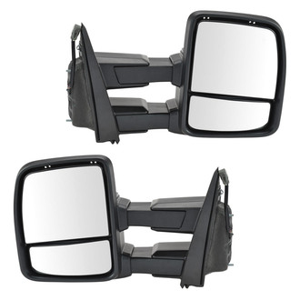Trail Ridge® - Driver and Passenger Side Power Towing Mirror Set (Heated, Foldaway)