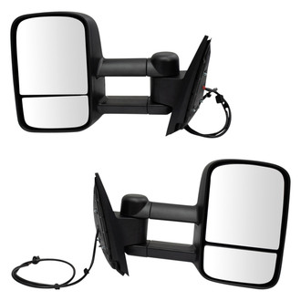 Trail Ridge® - Driver and Passenger Side Power Towing Mirror Set (Heated, Foldaway)