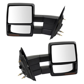 Trail Ridge® - Driver and Passenger Side Power Towing Mirror Set (Heated, Foldaway)