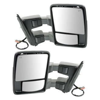 Trail Ridge® - Driver and Passenger Side Power Towing Mirror Kit (Heated, Foldaway)