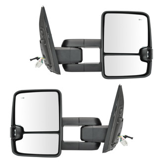 Trail Ridge® - Driver and Passenger Side Power Towing Mirror Set (Heated, Foldaway)