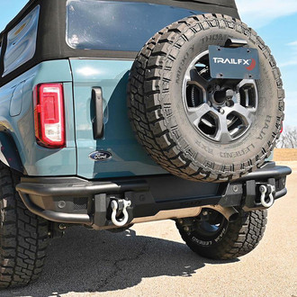 TrailFX® - Full Width Black Powder Coated Rear Pre-Runner Bumper