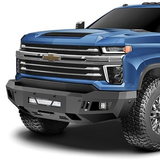 TrailFX® - Full Width Black Powder Coated Front HD Bumper