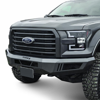 TrailFX® - LD Full Width Black Powder Coated Front HD Bumper