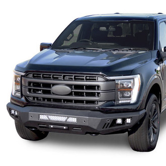 TrailFX® - LD Full Width Black Powder Coated Front HD Bumper